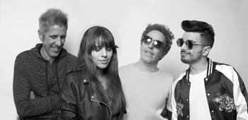 Cachorro López, Rosario Ortega, Didi Gutman y Ale Sergi, de la banda Meteoros. * FOTO: DIFUSIÓN, S/D DE AUTOR Cachorro López, Rosario Ortega, Didi Gutman y Ale Sergi, de la banda Meteoros. * FOTO: DIFUSIÓN, S/D DE AUTOR