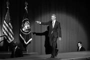 Barack Obama durante el discurso de despedida a la nación, ayer, en Chicago, Illinois. Foto: Scott Olson, AFP