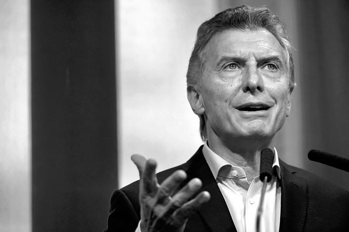 Mauricio Macri, en una conferencia de prensa en la Casa Rosada, en Buenos Aires. Foto: Eitan Abramovich, AFP (archivo, enero de 2017)