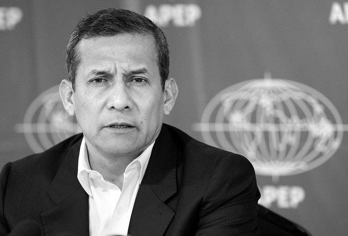 El ex presidente peruano Ollanta Humala durante una conferencia de prensa, el 22 de mayo, en Lima, Perú. Foto: Cris Bouroncle, AFP