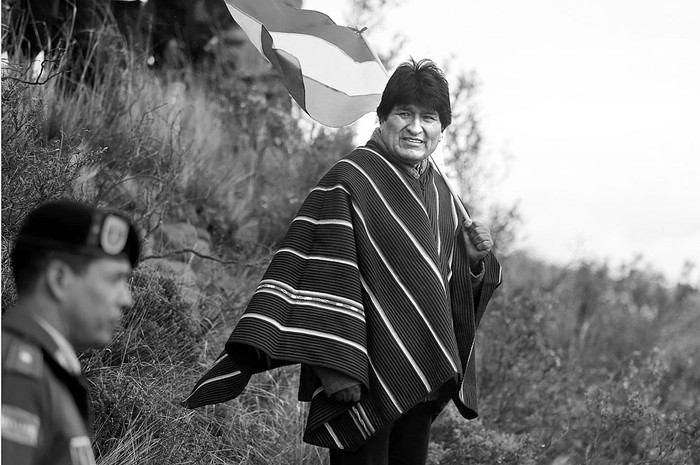 Evo Morales, presidente boliviano, el 11 de enero de 2018, en La Paz. Foto: Andrés Stapff, AFP