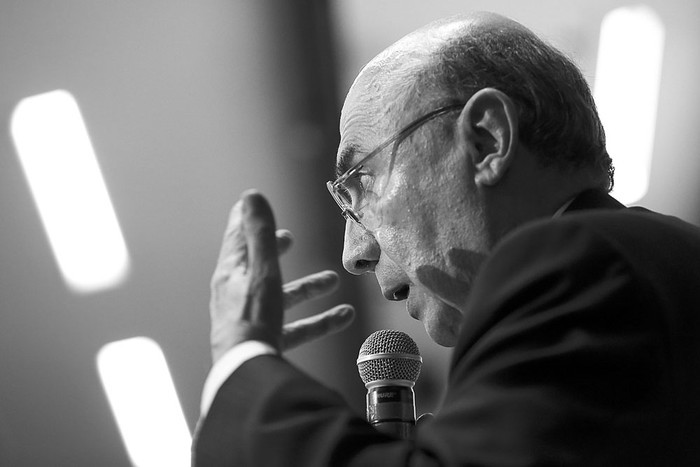 Henrique Meirelles, ministro de Hacienda, en Brasilia. Foto: Marcelo Camargo, Agência Brasil