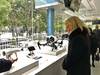 Carolina Cosse en las instalaciones de la empresa de drones DJI, el jueves, en Shenzhen, China. Foto: MIEM Carolina Cosse en las instalaciones de la empresa de drones DJI, el jueves, en Shenzhen, China. Foto: MIEM