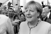 Angela Merkel, canciller alemana, en la cancillería en Berlín. Foto: Rainer Jensen, Afp