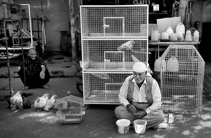 Mercado en la ciudad kurda iraquí de Kirkuk, ayer. Foto: Ahmad Al-Rubaye, AFP