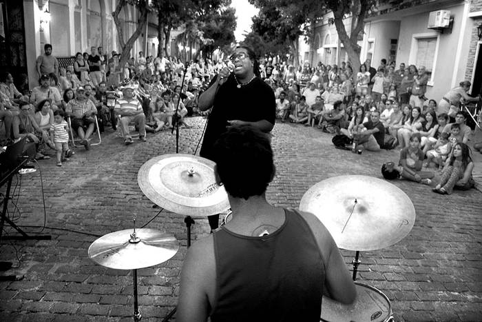 Jazz a la Calle, el sábado, en Mercedes. Foto: Iván Franco