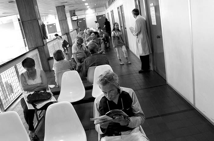 Sanatorio de 8 de Octubre y Abreu del CASMU.  · Foto: Pablo Nogueira