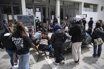 IPA ocupado por el Sindicato de Docentes de Formación en Educación (archivo, octubre de 2023). · Foto: Alessandro Maradei