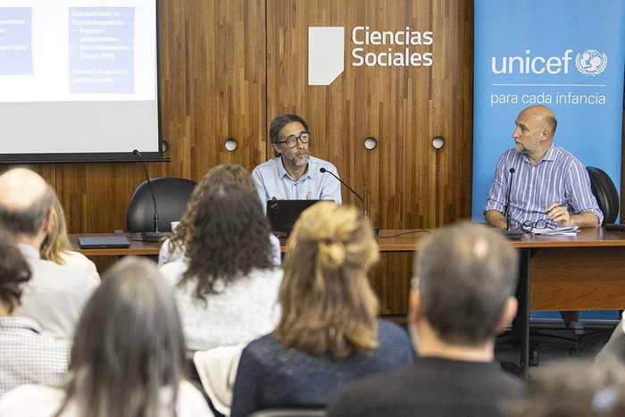 Santiago Cardozo y Alejandro Retamoso. · Foto: Ernesto Ryan