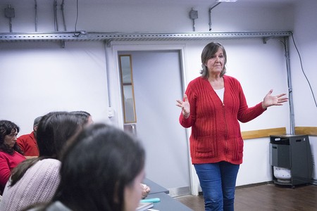 Diana Noy en el conversatorio ”cárcel, mujeres y perspectiva de abordaje multidisciplinario desde los derechos humanos”. · Foto: Mariana Greif Diana Noy en el conversatorio ”cárcel, mujeres y perspectiva de abordaje multidisciplinario desde los derechos humanos”. · Foto: Mariana Greif