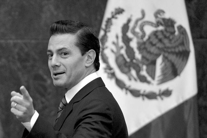 Enrique Peña Nieto, presidente de México, el 9 de noviembre en la residencia presidencial Los Pinos, en Ciudad de México. Foto: Pedro Pardo, AFP