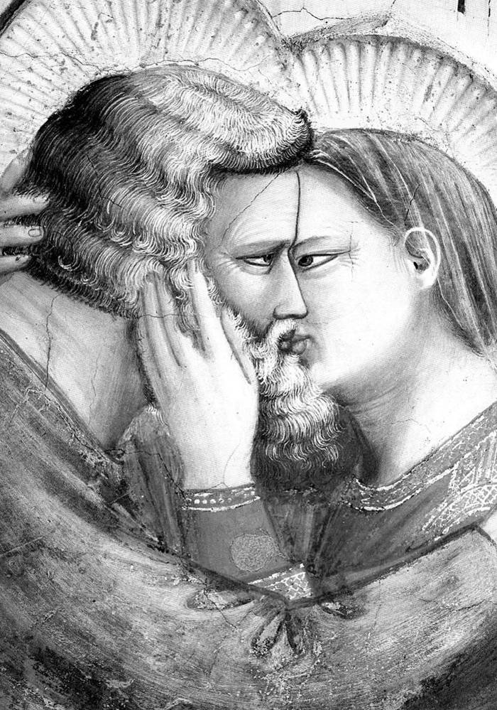 Beso de Ana e Isaac, de Giotto di Bondone.