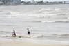Playa Pocitos, ayer. Foto: Federico Gutiérrez Playa Pocitos, ayer. Foto: Federico Gutiérrez