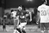 Gabriel Chaine, de Lavalleja, festeja el segundo gol a Canelones del Este, durante el partido por la Copa Nacional de Selecciones, el sábado, en el estadio Juan A Lavalleja, en Minas. Foto: Fernando Morán
