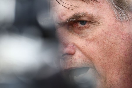 Jair Bolsonaro en rueda de prensa en Brasilia. · Foto: Evaristo Sa Jair Bolsonaro en rueda de prensa en Brasilia. · Foto: Evaristo Sa