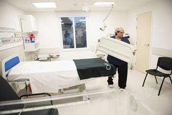 Salas de Nacer en el Hospital de la Mujer (archivo, julio de 2018). Salas de Nacer en el Hospital de la Mujer (archivo, julio de 2018).