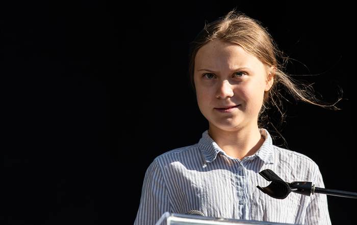La activista Greta Thunberg durante la huelga climática global, el viernes, en Montreal, Canadá.
foto: martin ouellet-diotte, afp
 · Foto: Martin Ouellet-Diotte, AFP