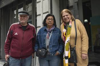 Luis Eduardo Susaeta, Stella Godoy y Lucía Rodríguez. · Foto: Hugo de León