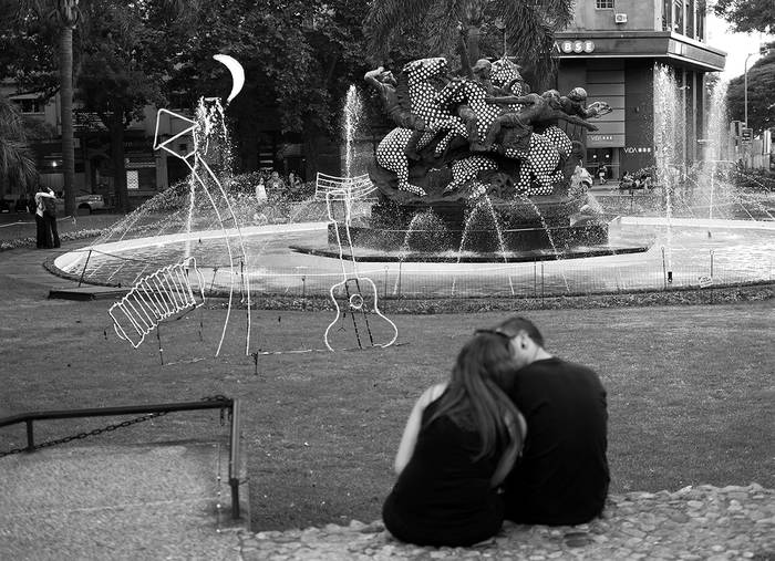 Plaza Juan Pedro Fabini. / foto: pablo vignali