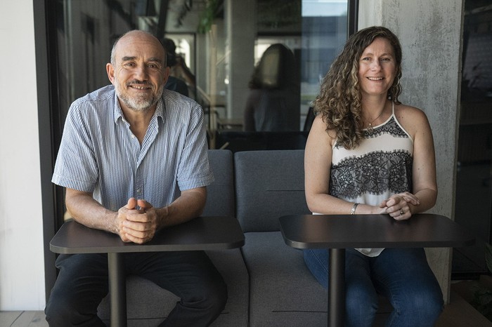 David González y Silvana Ravía. · Foto: Alessandro Maradei