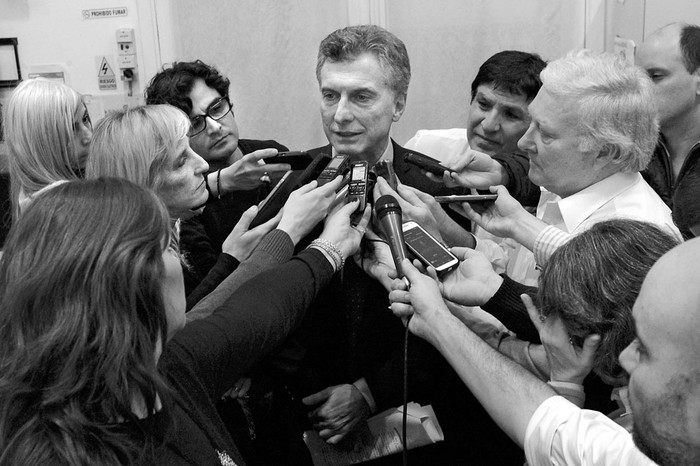 Mauricio Macri, el lunes, en la Casa Rosada. Foto: Presidencia Argentina, s/d de Autor