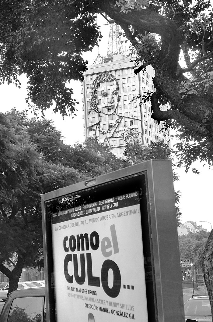 Avenida 9 de Julio, Buenos Aires, el 21 de mayo. Foto: Iván Franco