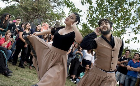 Tocó venir, ayer, en el Parque Rodó. · Foto: Ricardo Antúnez Tocó venir, ayer, en el Parque Rodó. · Foto: Ricardo Antúnez