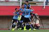 Juan Manuel Sanabria, Darwin Núñez, Agustín Dávila, Bruno Méndez y Nicolás Schiappacasse, tras uno de los dos goles convertidos por Dávila. , AFP · Foto: Claudio Reyes Juan Manuel Sanabria, Darwin Núñez, Agustín Dávila, Bruno Méndez y Nicolás Schiappacasse, tras uno de los dos goles convertidos por Dávila. , AFP · Foto: Claudio Reyes