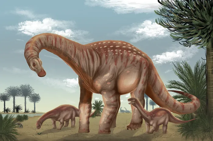 Mesetasaurus protector. Ilustración de Merlina Ramírez