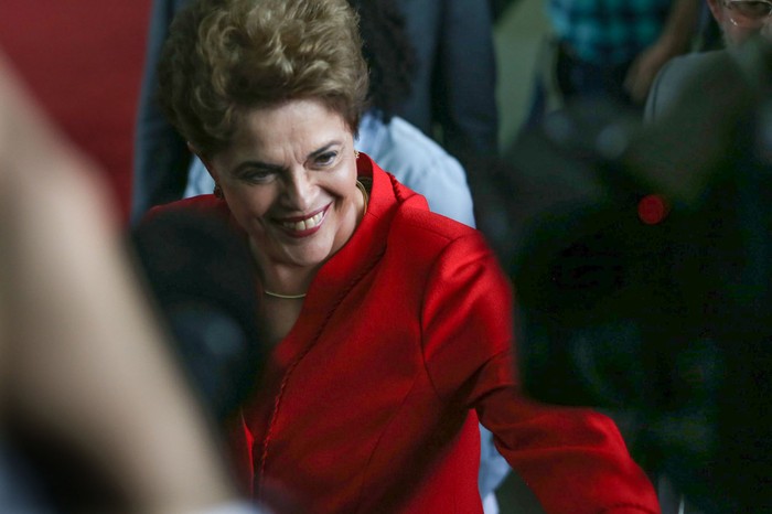 Dilma Rousseff. · Foto: José Cruz, Abr