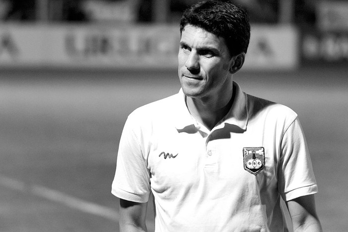 Mauricio Larriera el sábado en el estadio Luis Franzini. Foto: Agustín Fernández