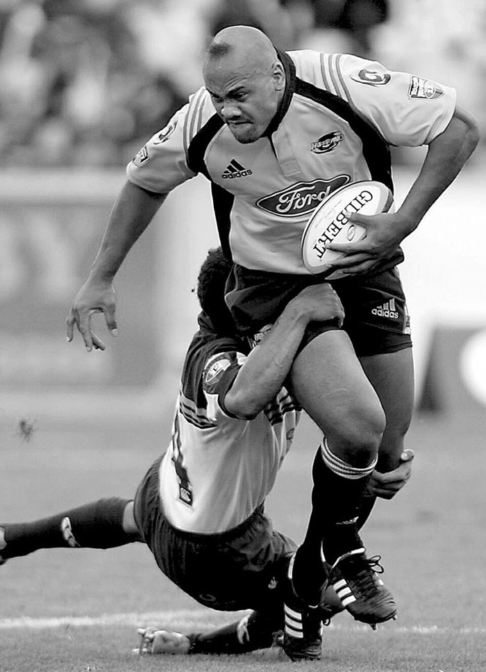 Jonah Lomu. Foto:  Sandra Teddy, EFE (archivo, abril de 2002)
