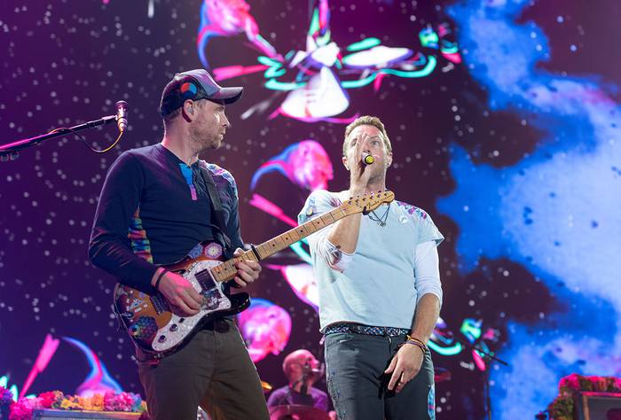 Coldplay en vivo en el Global Citizen Festival, en Hamburgo, 2017.
Foto: Frank Schwichtenberg