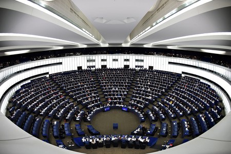 Sesión plenaria en el Parlamento Europeo, el 13 de febrero de 2019, en Estrasburgo, en el este de Francia.
· Foto: Frederick Florin Sesión plenaria en el Parlamento Europeo, el 13 de febrero de 2019, en Estrasburgo, en el este de Francia.
· Foto: Frederick Florin