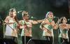 Murga Herederas del Pomo, de Rosario, Argentina, en el Encuentro Internacional de Murgas y Mujeres Murguistas. Murga Herederas del Pomo, de Rosario, Argentina, en el Encuentro Internacional de Murgas y Mujeres Murguistas.
