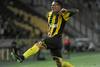 Jesús Trindade, festeja el segundo gol de Peñarol a Cerro, el sábado, en el estadio Campeón del Siglo. · Foto: Federico Gutiérrez Jesús Trindade, festeja el segundo gol de Peñarol a Cerro, el sábado, en el estadio Campeón del Siglo. · Foto: Federico Gutiérrez