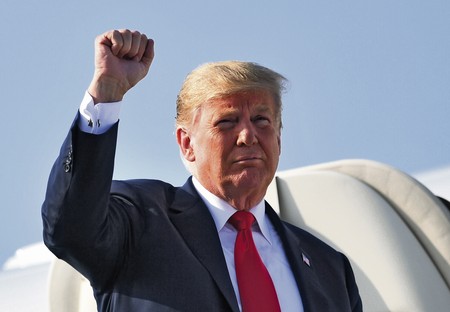 Donald Trump, el sábado, en Ohio, en el marco de su gira “Make America Great Again”. , afp · Foto: Mandel Ngan Donald Trump, el sábado, en Ohio, en el marco de su gira “Make America Great Again”. , afp · Foto: Mandel Ngan