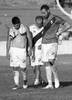 Ignacio González, Marcelo Tabárez y Michael Etulain, de Danubio, ayer, tras el partido
con Fénix en el Parque Capurro. Foto: Sandro Pereyra Ignacio González, Marcelo Tabárez y Michael Etulain, de Danubio, ayer, tras el partido
con Fénix en el Parque Capurro. Foto: Sandro Pereyra