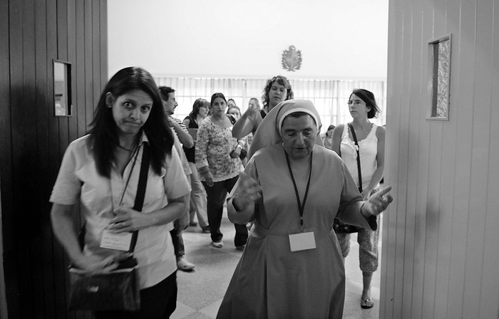 Jornadas de Formación Educativa de la Asociación Uruguaya de Educación Católica (AUDEC), en el Colegio Clara Jackson. · Foto: Santiago Mazzarovich