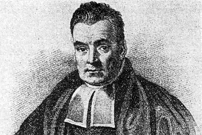 Retrato de Thomas Bayes realizado en el siglo XIX