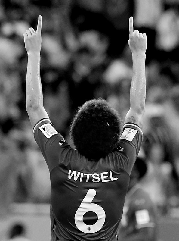 Axel Witsel, de Bélgica, al terminar el partido con Estados Unidos, ayer en el Arena Fonte Nova en Salvador, Brasil. / Foto: Srdjan Suki, Efe