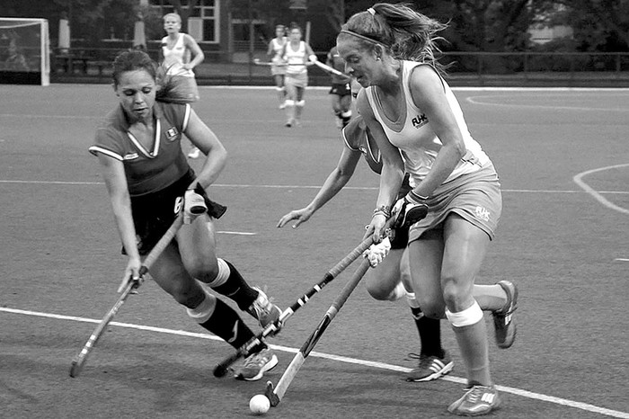 Uruguay frente a México por la Liga Mundial de Hockey en The British Schools . Foto: Danielo Scalese