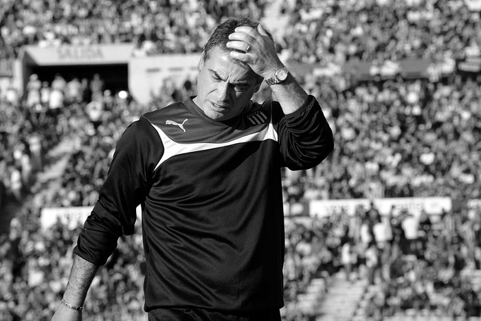 Pablo Bengoechea, el sábado, en el estadio Centenario. Foto: Mauricio Kühne