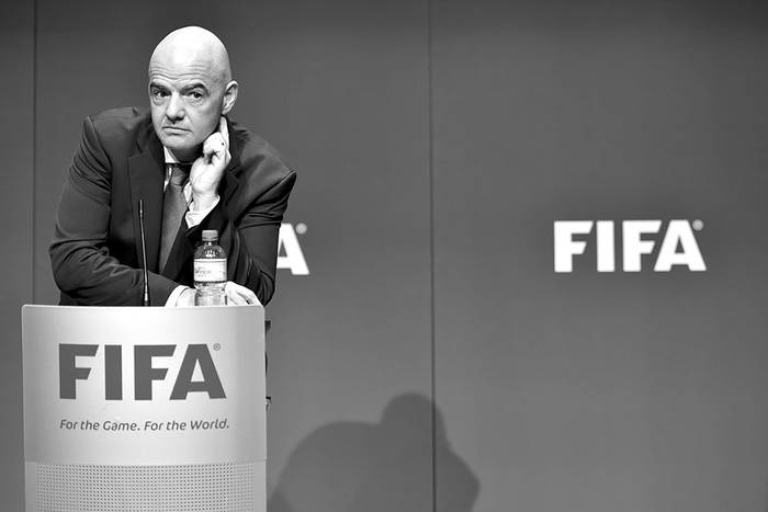 Gianni Infantino, presidente de la Federación Internacional de Fútbol Asociación (FIFA). Foto: Michael Buholzer, AFP (aricho, 2017)