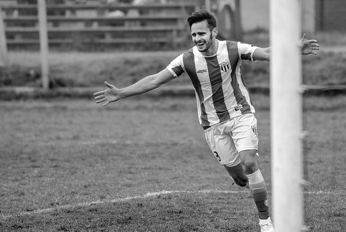 Joaquín Viera, de Platense, en el estadio Obdulio Varela. Foto: Pablo Vignali (archivo, julio de 2017)