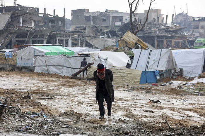 Beit Hanun, en el norte de la Franja de Gaza. · Foto: Omar Al-Qattaa, AFP