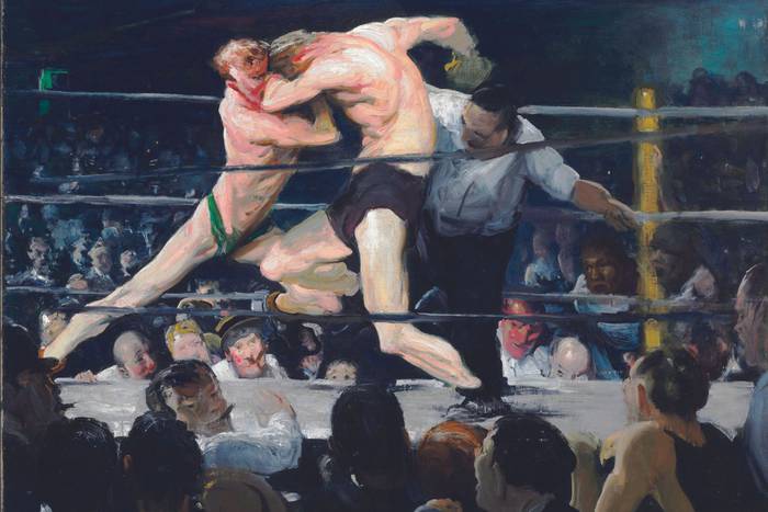 _Stag at Sharkey's_, de George Bellows (1909).