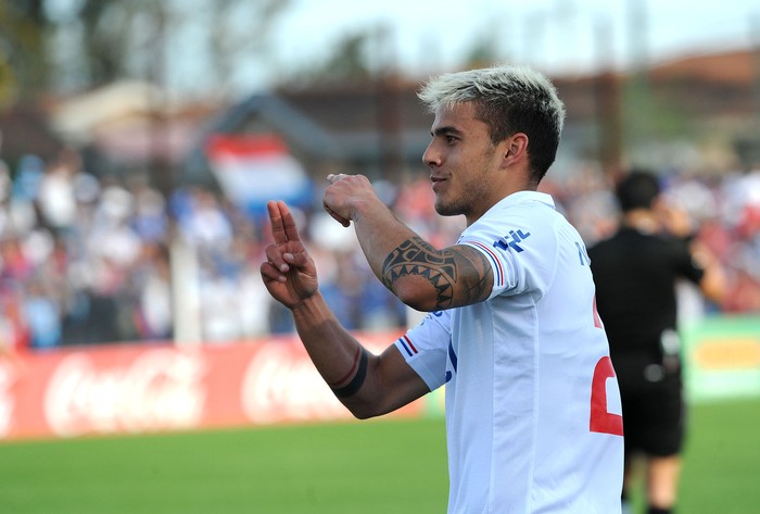 Felipe Carballo, el sábado, en el estadio Campeones Olímpicos, de Florida. · Foto: Federico Gutiérrez