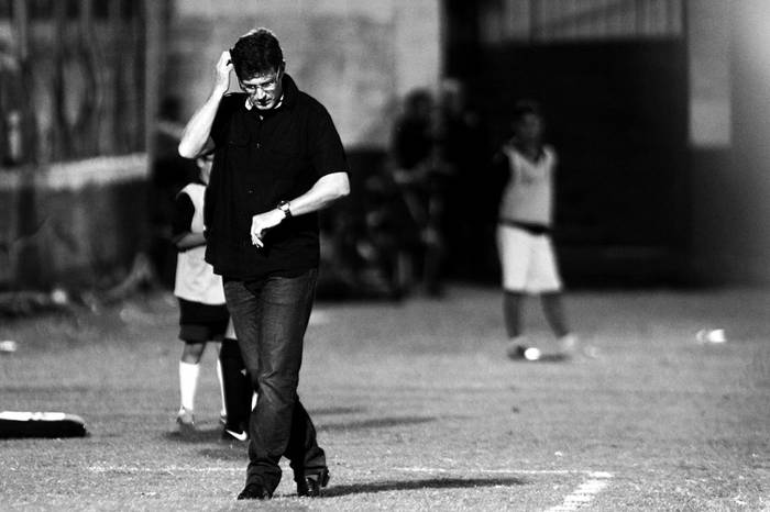 Fernando Curutchet, director técnico de Defensor Sporting. / Foto: Pedro Rincón (archivo, marzo de 2014)