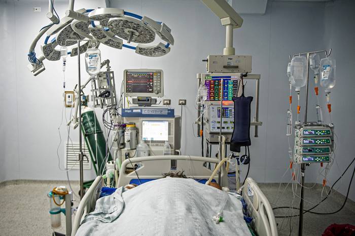 CTI en el hospital Alberto Sabogal Sologuren, en Lima. (archivo, julio 2020)
 · Foto: Ernesto Benavides, AFP